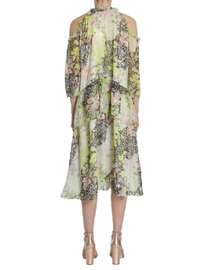 Shop Opening Ceremony Floral Print Midi Dress In Multi