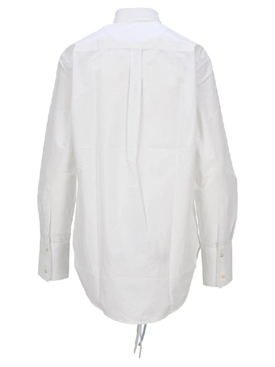 Shop Jw Anderson Tuxedo Tassel Shirt In White