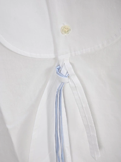 Shop Jw Anderson Tuxedo Tassel Shirt In White