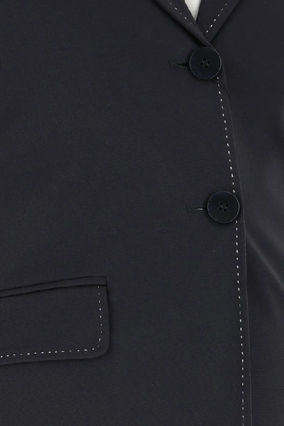 Shop Weekend Max Mara Single Breasted Blazer In Black