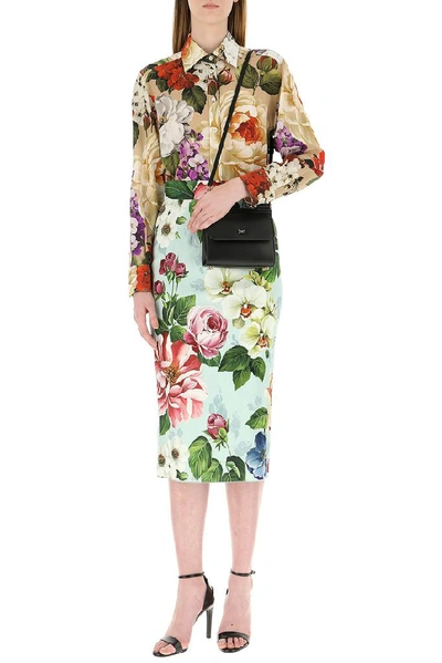 Shop Dolce & Gabbana Floral Print Shirt In Multi