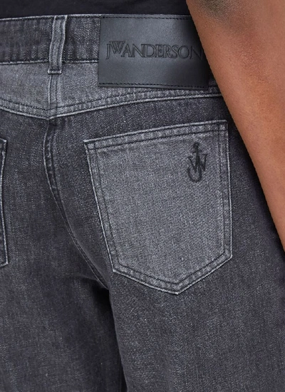 Shop Jw Anderson Flared Denim Jeans In Multi