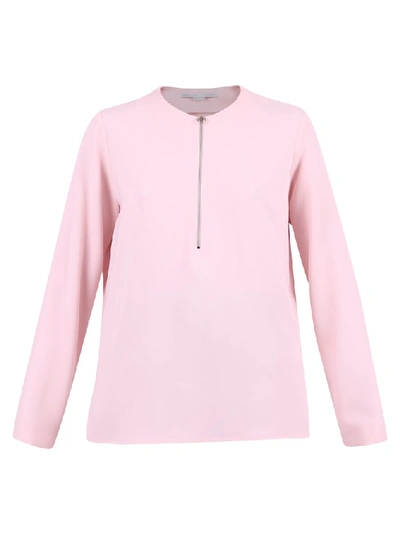 Shop Stella Mccartney Zipped Blouse In Pink