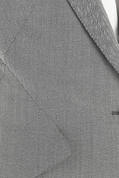 Shop Alexander Mcqueen Fitted Tailored Blazer In Grey