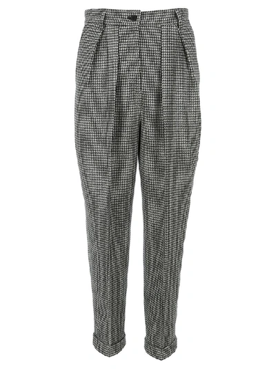 Shop Jw Anderson Houndstooth Tapered Trousers In Multi