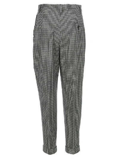 Shop Jw Anderson Houndstooth Tapered Trousers In Multi