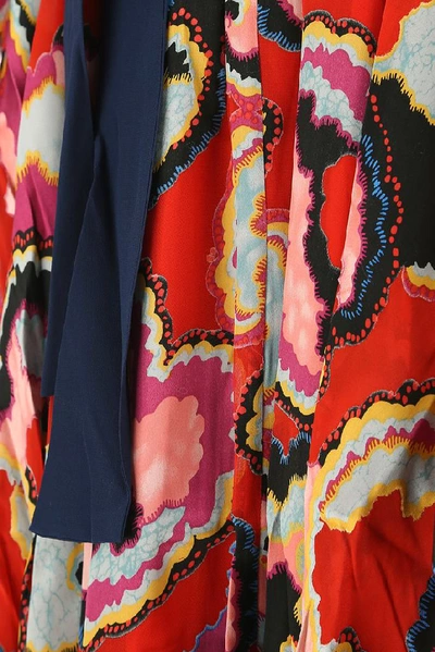 Shop Saloni Coral Midi Dress In Stampa