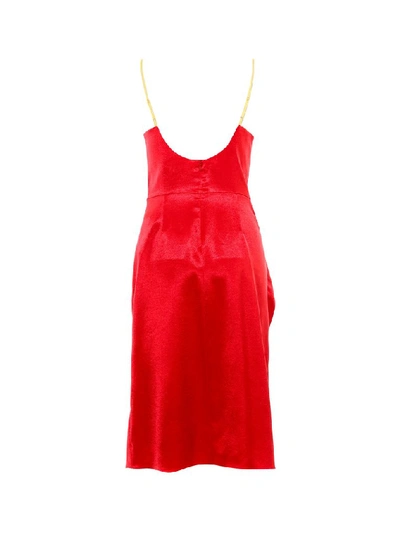 Shop Sies Marjan Farrah Draped Dress In Red