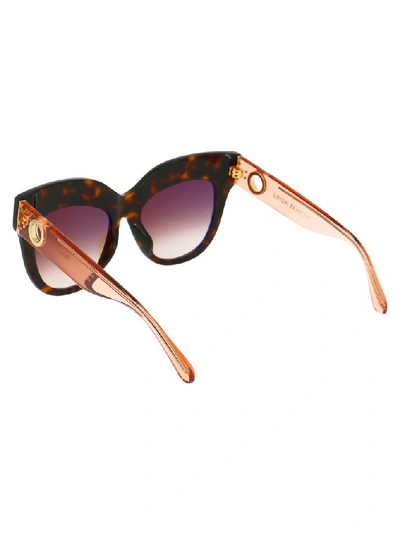 Shop Linda Farrow Dunaway Oversized Sunglasses In Multi
