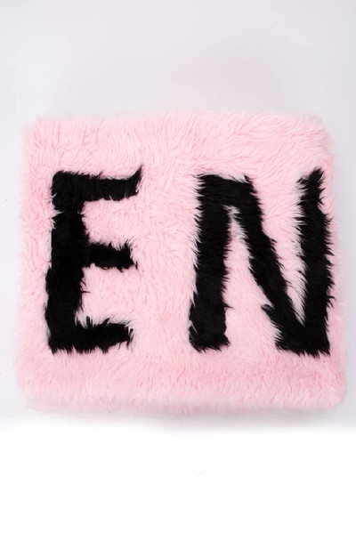 Shop Balenciaga Giant Logo Scarf In Pink