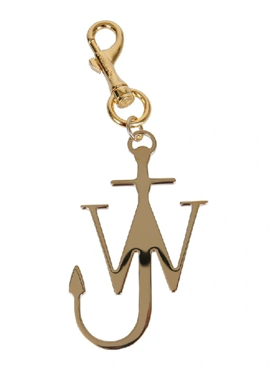 Shop Jw Anderson Anchor Key Chain In Gold