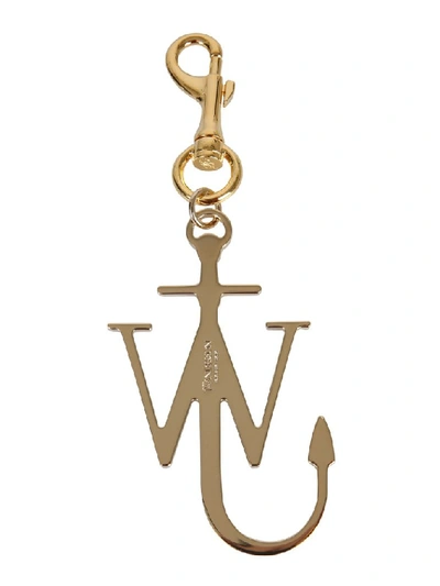 Shop Jw Anderson Anchor Key Chain In Gold