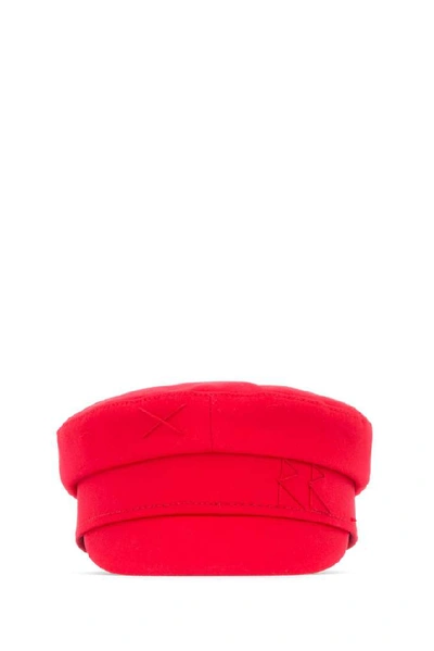 Shop Ruslan Baginskiy Logo Baker Boy Hat In Red