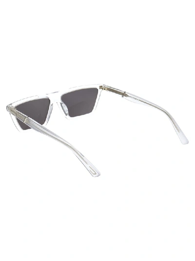 Shop Diesel Squared Sunglasses In Transparent