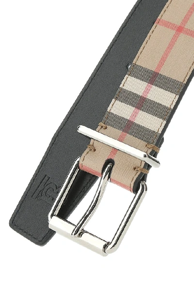 Shop Burberry Vintage Check Belt In Multi