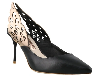 Shop Sophia Webster Angelo Slingback 70 Pumps In Black