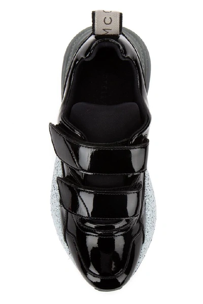 Shop Stella Mccartney Eclypse Logo Pull Tab Touch Strap Sneakers In Multi