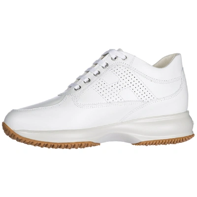 Shop Hogan Interactive Sneakers In White