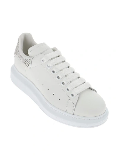 Shop Alexander Mcqueen Stud Embellished Oversized Sneakers In White