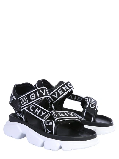 Shop Givenchy Jaw Sandals In Black