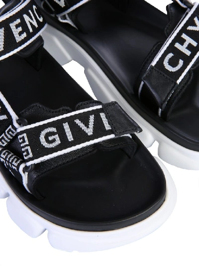 Shop Givenchy Jaw Sandals In Black