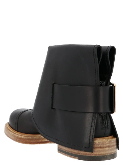 Shop Alexander Mcqueen Cuff Boots In Black