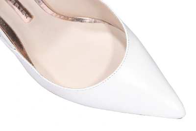 Shop Sophia Webster Angelo Slingback 70 Pumps In White