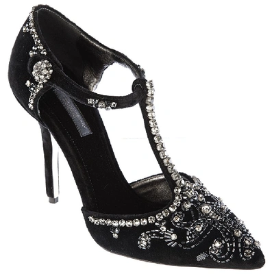 Shop Dolce & Gabbana Bellucci Pumps In Black