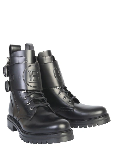 Shop Balmain Nick Ranger Ankle Boots In Black