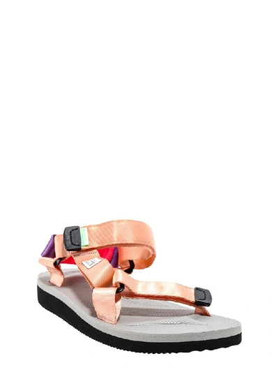 Shop Suicoke Strapped Sandals In Pink