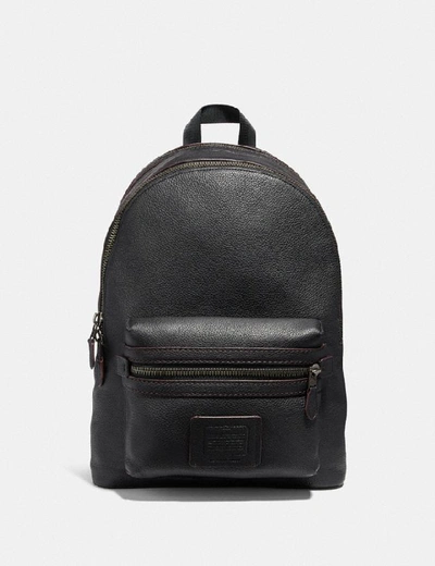 Shop Coach Academy Backpack In Black/black Copper Finish