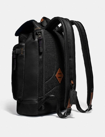 Shop Coach Pacer Utility Backpack With Patch In Ji/black