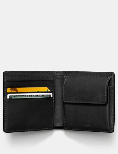 Shop Coach Coin Wallet - Men's In Black
