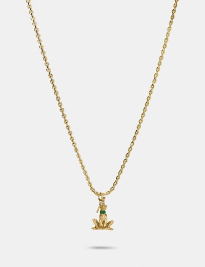 Shop Coach Disney X Pluto Necklace - Women's In Gold
