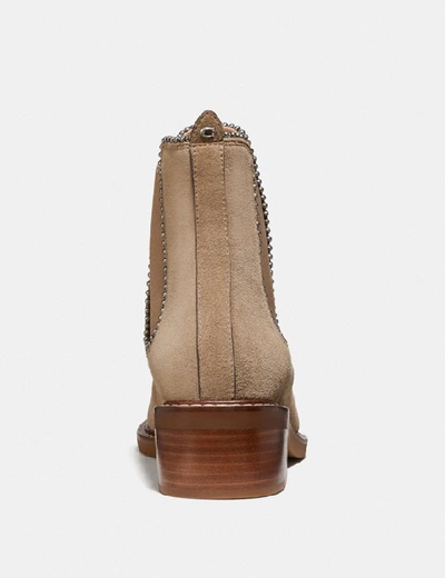 Shop Coach Bowery Bootie - Women's In Beige