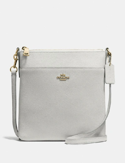 Shop Coach Kitt Messenger Crossbody In Gold/chalk