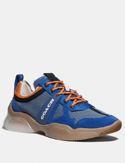 Shop Coach Citysole Runner In Deep Sky Clementine