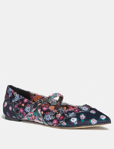 Shop Coach X Tabitha Simmons Harriette Flat - Women's In Black/rosedust