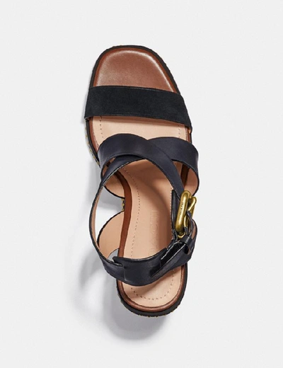 Shop Coach Mandy Sandal - Women's In Black