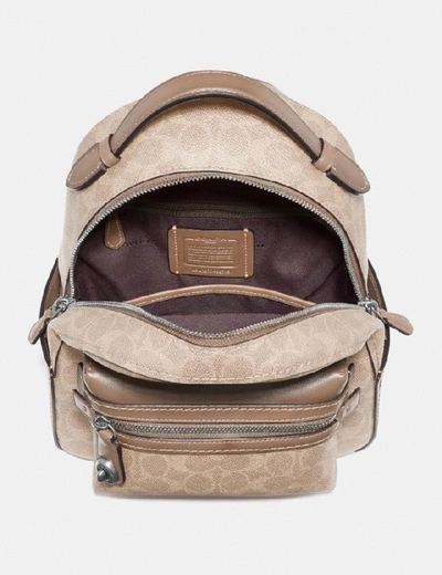 Shop Coach Campus Backpack 23 In Signature Canvas - Women's In Lh/sand Taupe