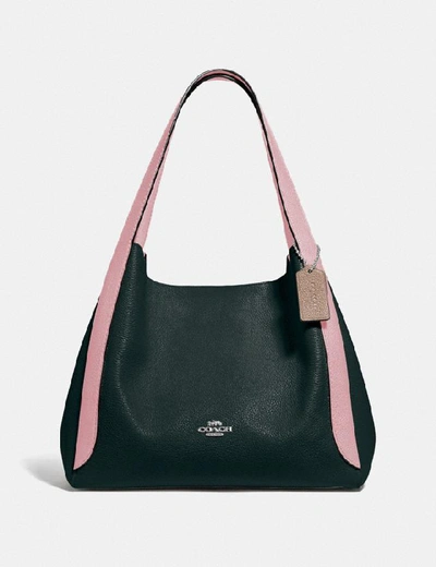 Coach Upcrafted Hadley Hobo In Colorblock In Pewter/azure Multi