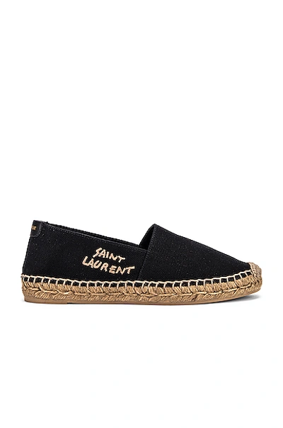 Saint Laurent Women Signature Canvas Espadrilles