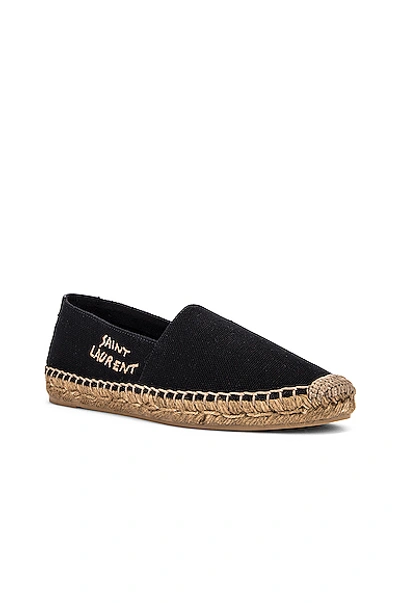 Saint Laurent Women Signature Canvas Espadrilles