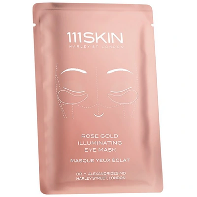 111skin Rose Gold Illuminating 8-piece Eye Mask Box