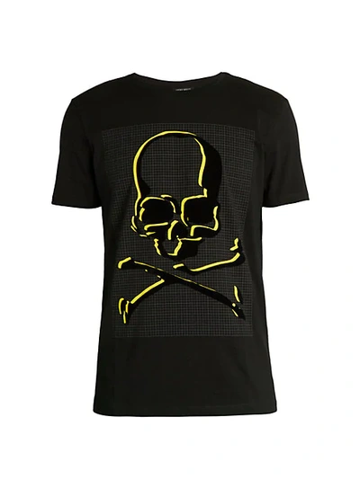Shop Antony Morato Skull & Crossbones T-shirt In Black