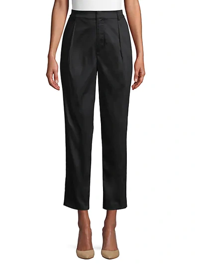 Shop Alice And Olivia Stretch Tapered Pants In Army