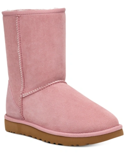 Shop Ugg Women's Classic Ii Genuine Shearling Lined Short Boots In Pink Crystal