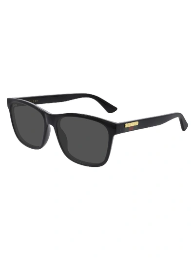 Shop Gucci Gg0746s Sunglasses In Black Black Grey