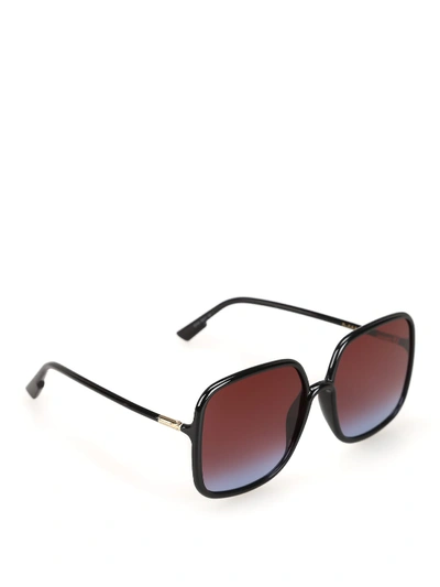 Shop Dior Sostellaire1 Sunglasses In /yb Black