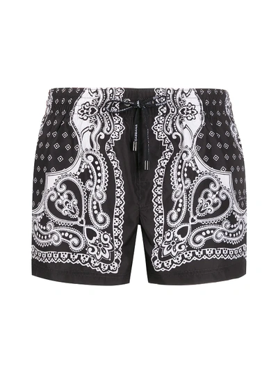 Shop Dolce & Gabbana Short Boxer In C Black